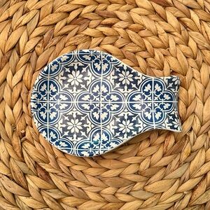 MAINSTAYS Blue Tile Spoon Rest